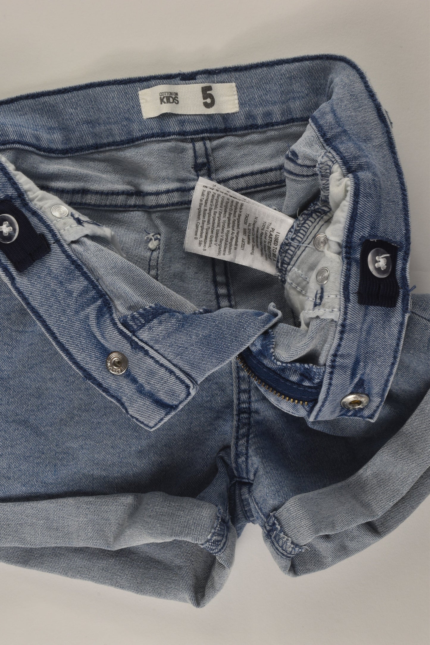 Cotton On Kids Size 5 Denim Shorts