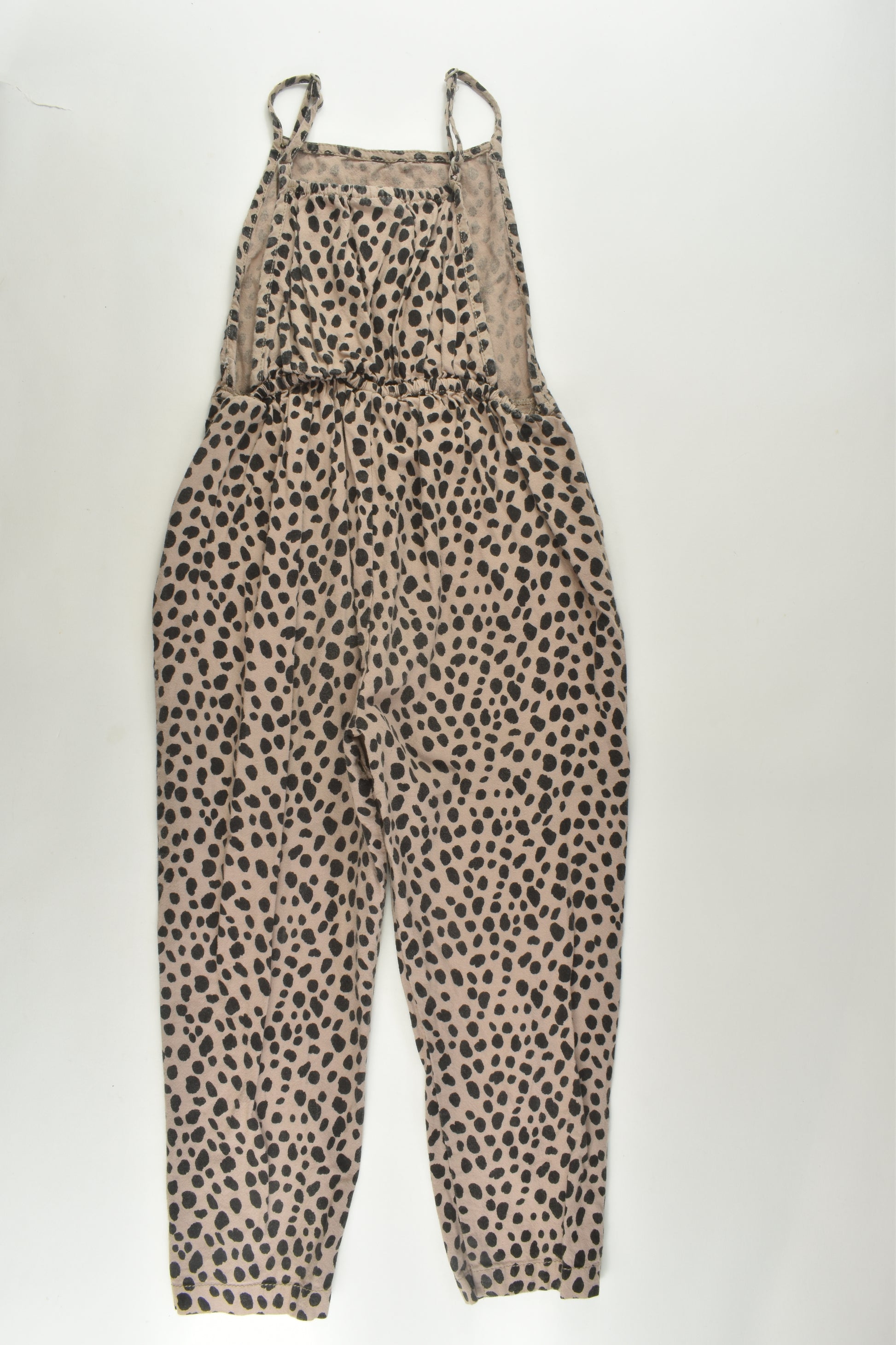 Cotton On Kids Size 5 Leopard Print Overalls