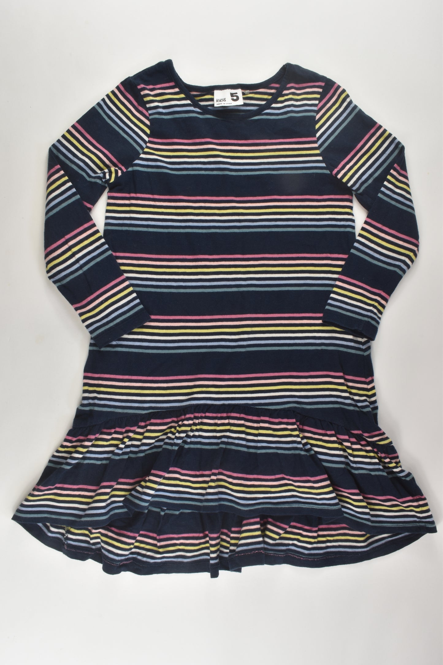 Cotton On Kids Size 5 Striped Dress
