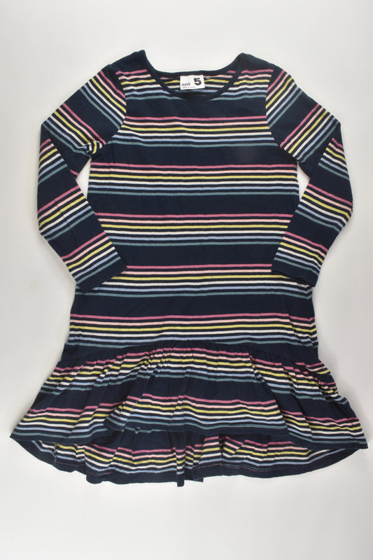 Cotton On Kids Size 5 Striped Dress