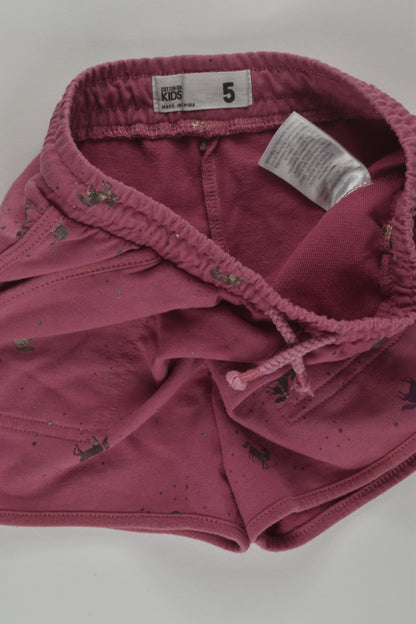Cotton On Kids Size 5 Unicorn Shorts