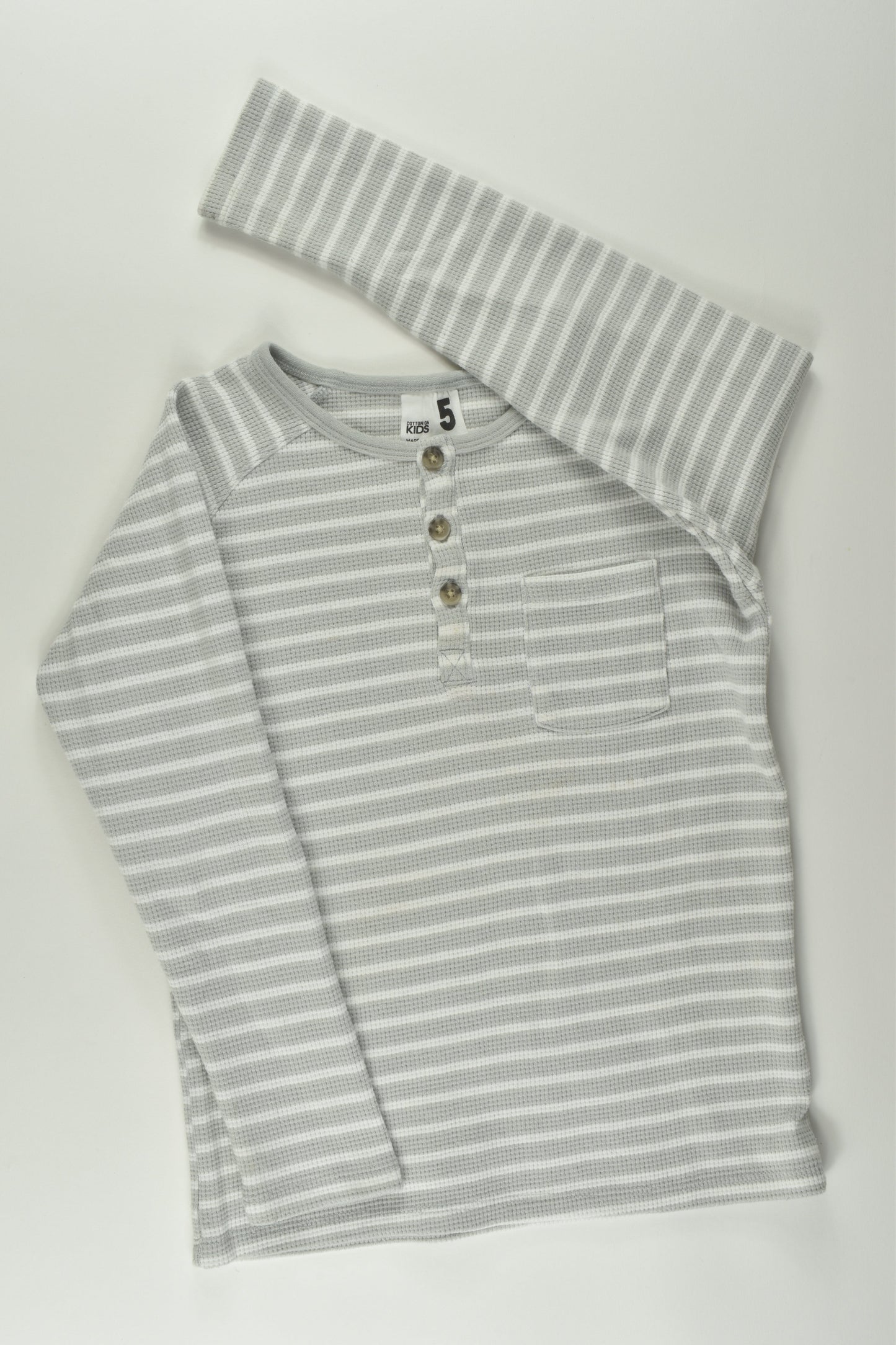 Cotton On Kids Size 5 Waffle Top