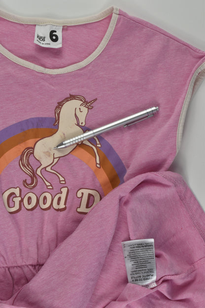 Cotton On Kids Size 6 Unicorn Dress
