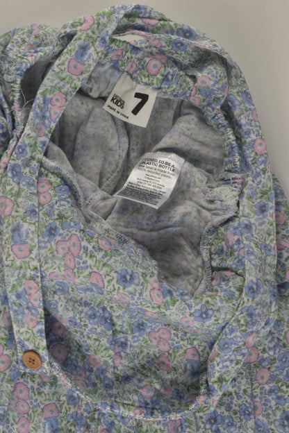 Cotton On Kids Size 7 Liberty Print Muslin Overalls