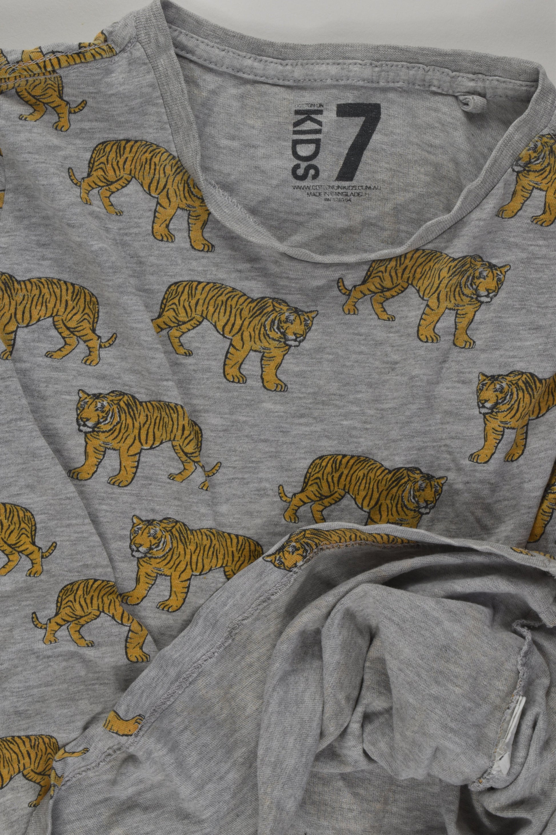 Cotton On Kids Size 7 Tiger T-shirt
