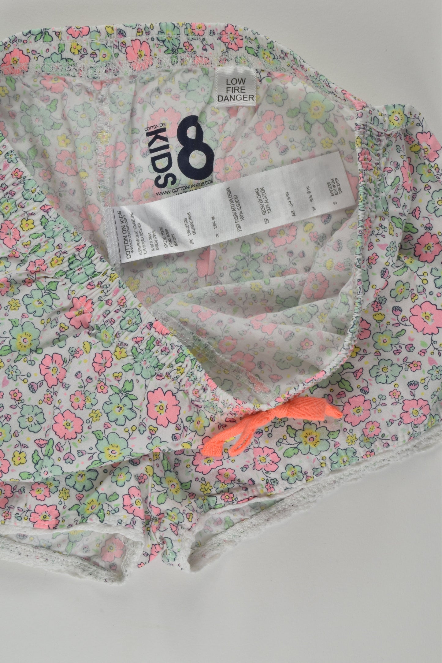 Cotton On Kids Size 8 Liberty Print Shorts