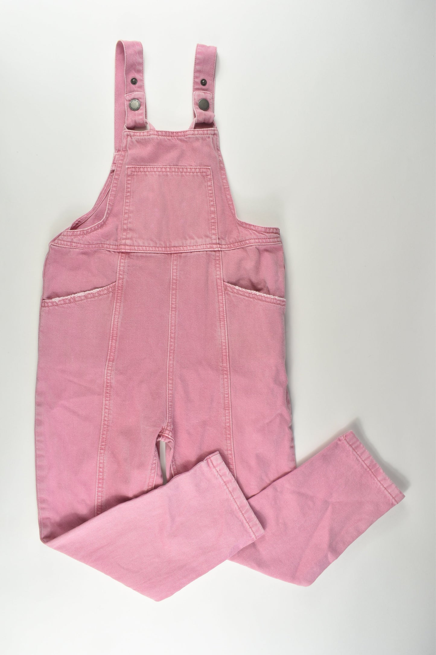 Cotton On Kids Size 8 Pink Denim Overalls