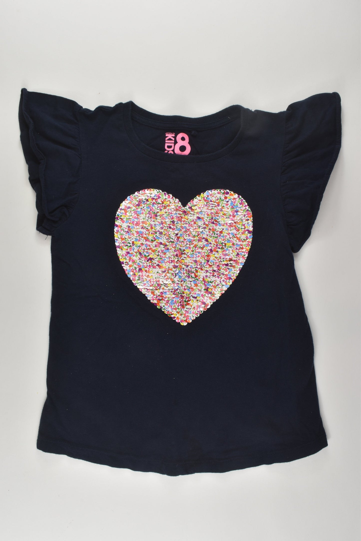 Cotton On Kids Size 8 Reversible Sequins T-shirt
