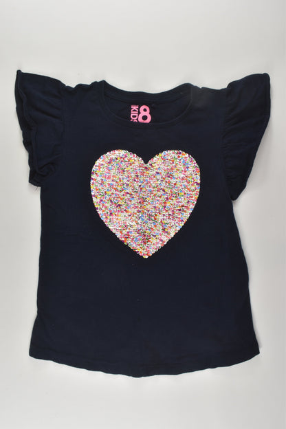 Cotton On Kids Size 8 Reversible Sequins T-shirt