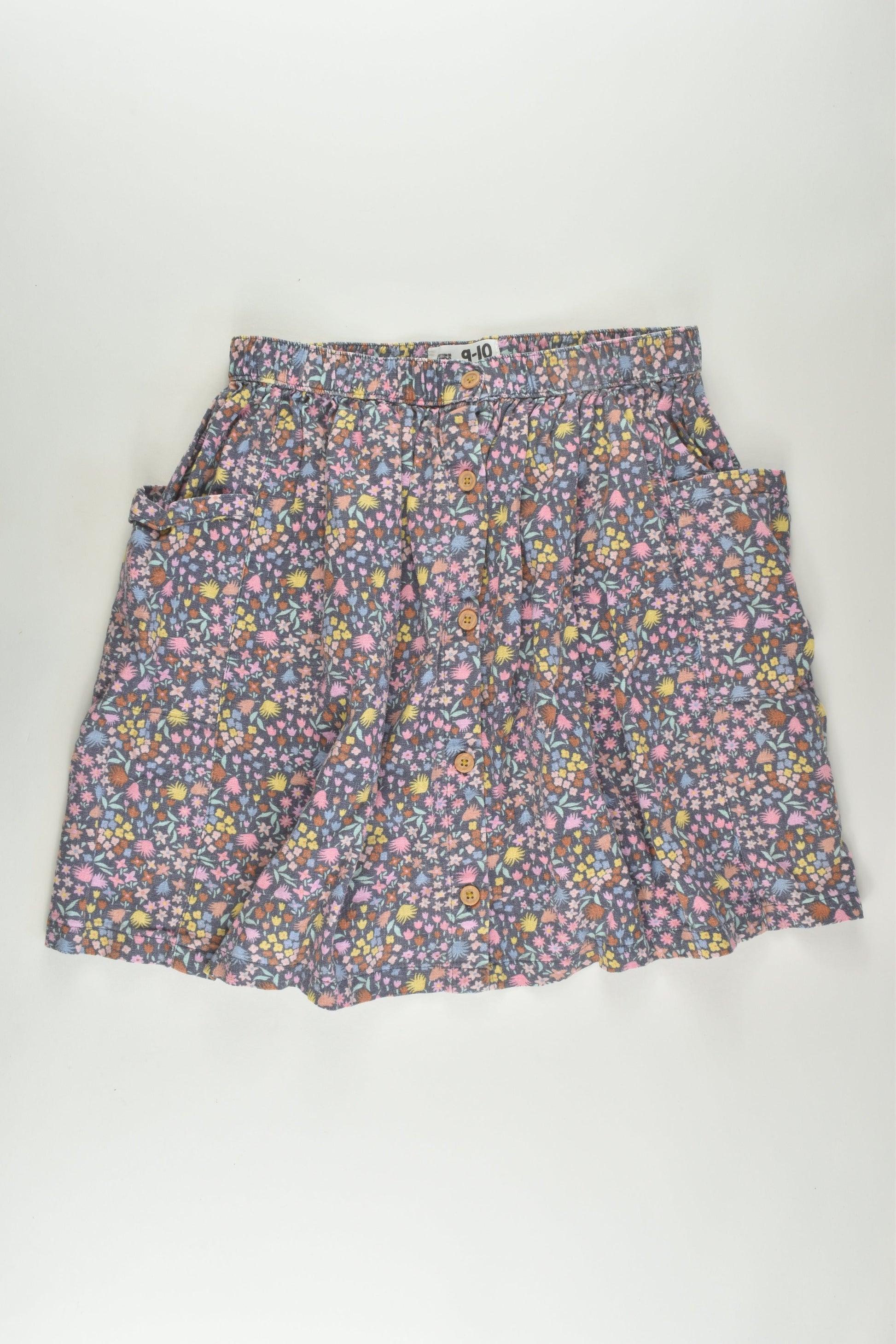 Cotton On Kids Size 9-10 Linen Blend Skirt