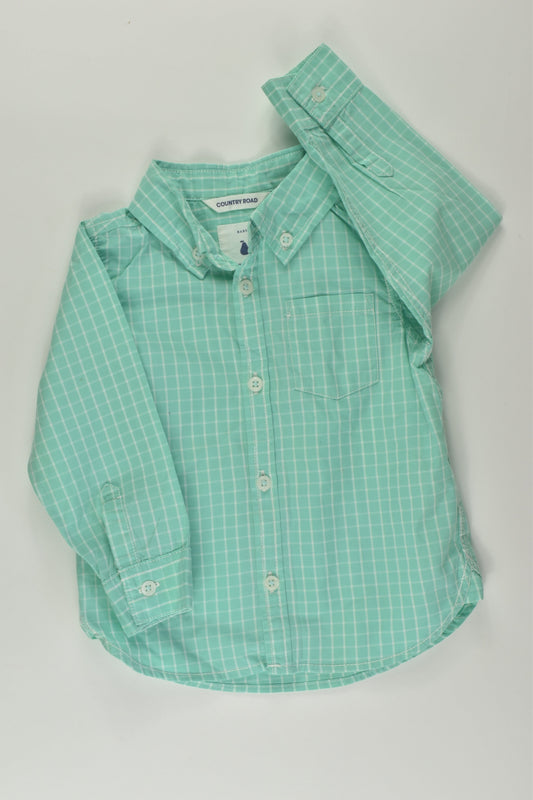 Country Road Size 0 Checked Shirt