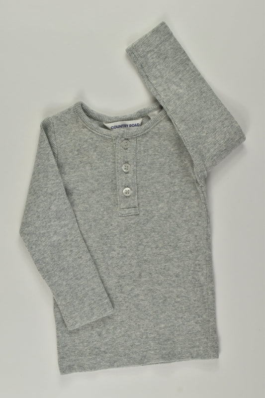 Country Road Size 000 Ribbed Top