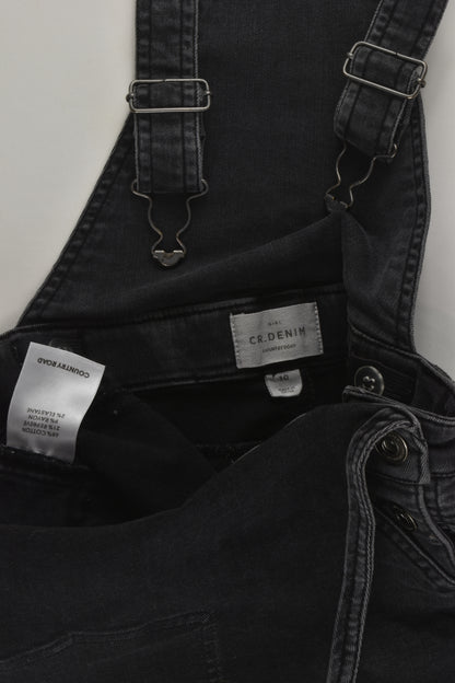 Country Road Size 10 Stretchy Short Denim Overalls