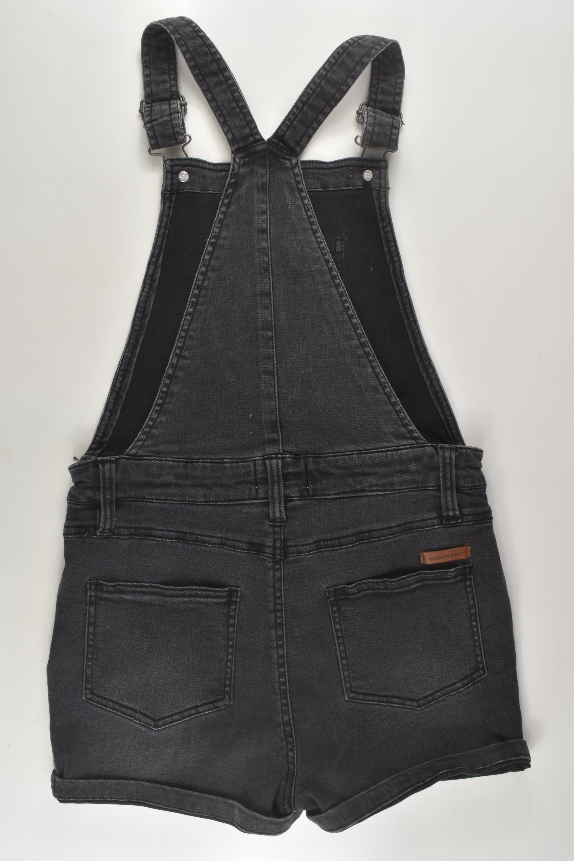 Country Road Size 10 Stretchy Short Denim Overalls