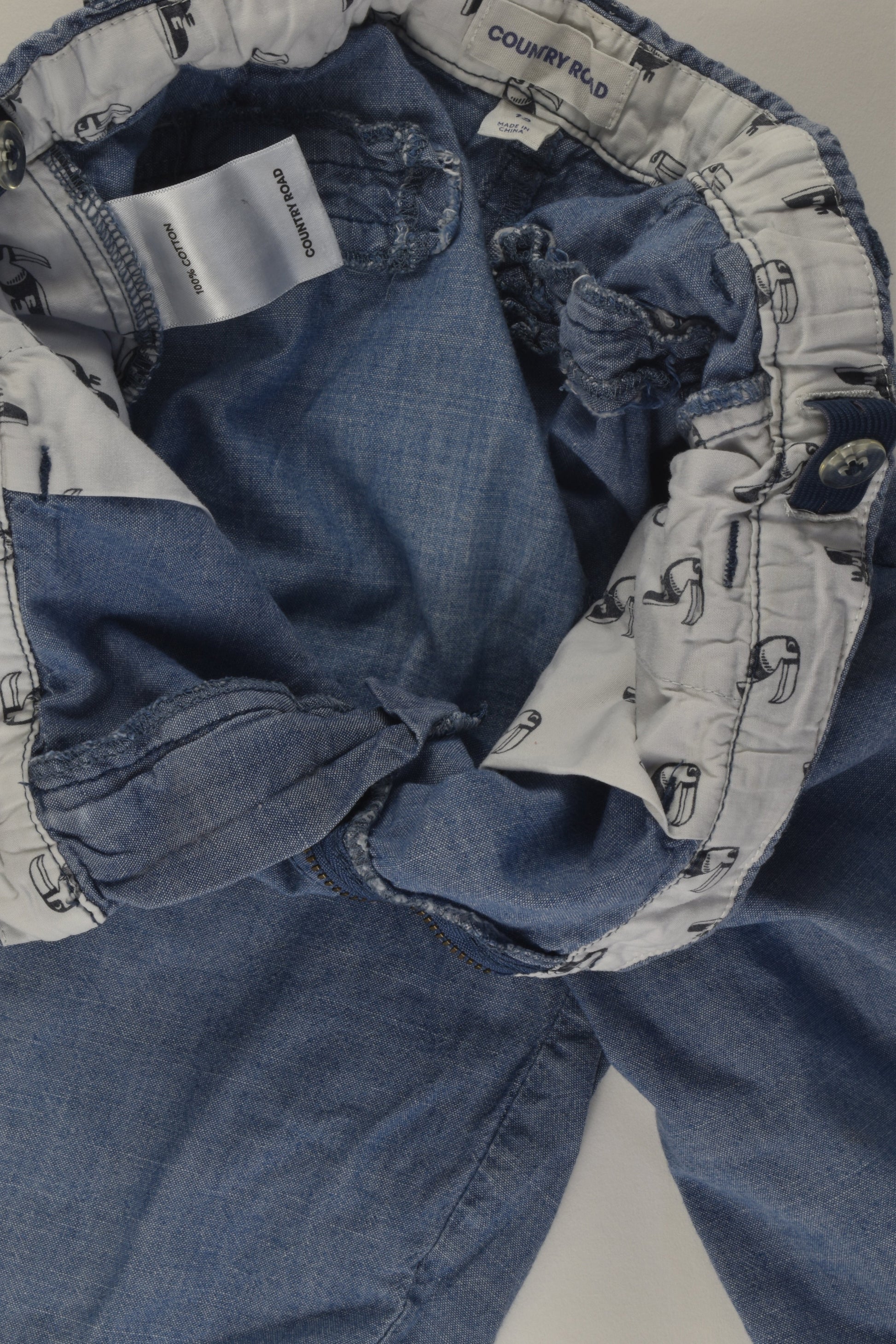 Country Road Size 12 Lightweight Denim Shorts