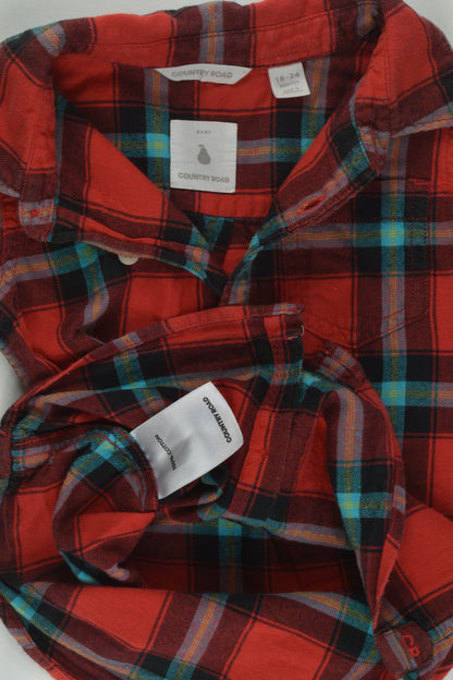 Country Road Size 2 Casual Checked Button-up Shirt