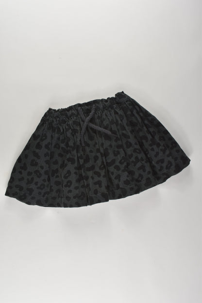 Country Road Size 2 Leopard Print Cord Skirt