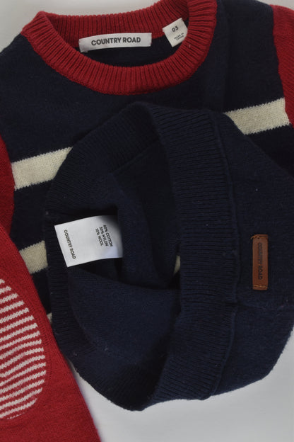 Country Road Size 3 Wool Blend Knit Jumper