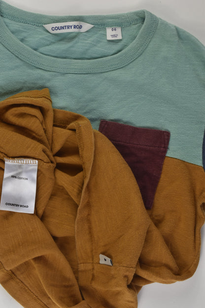 Country Road Size 6 Pocket Top