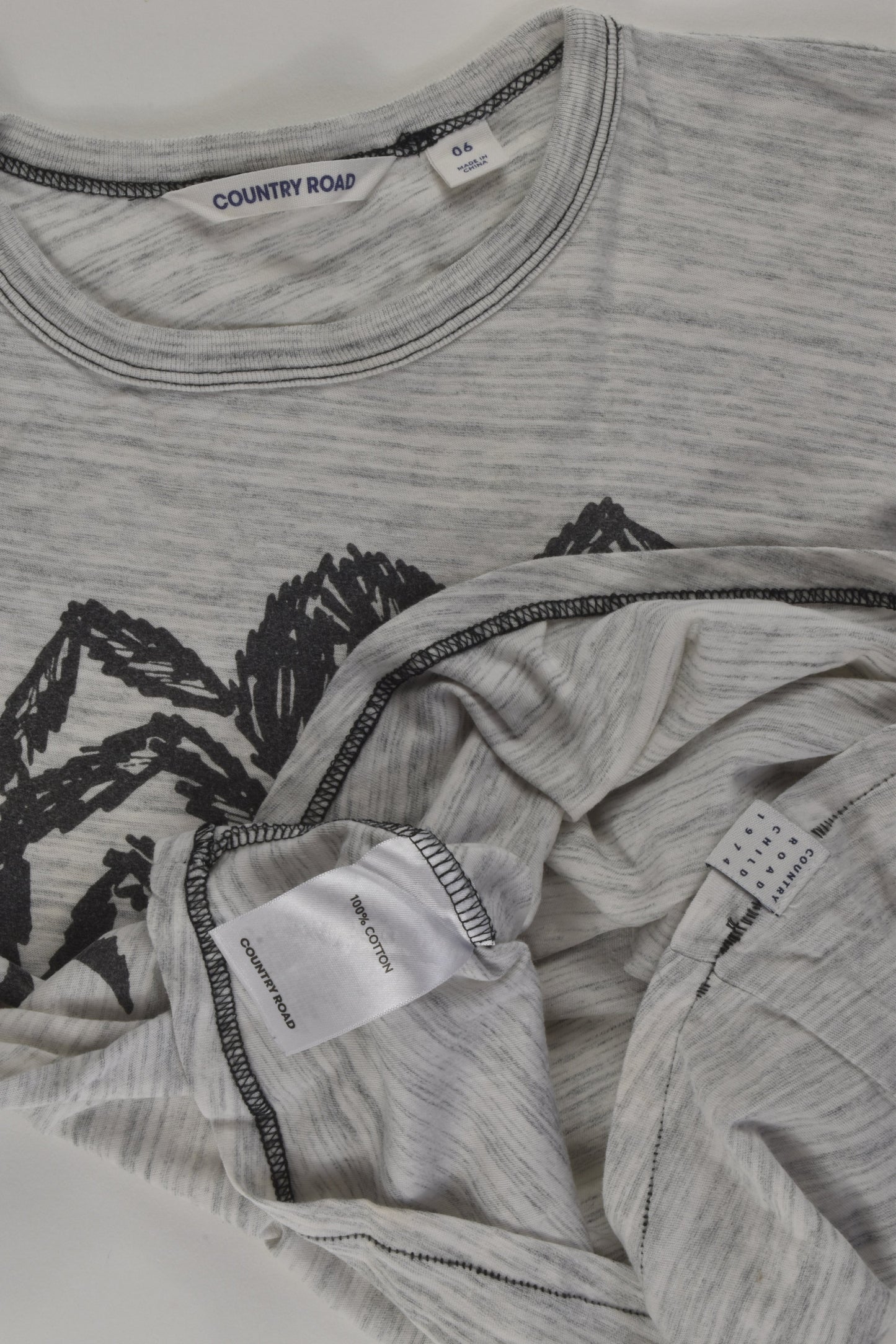 Country Road Size 6 Spider T-shirt