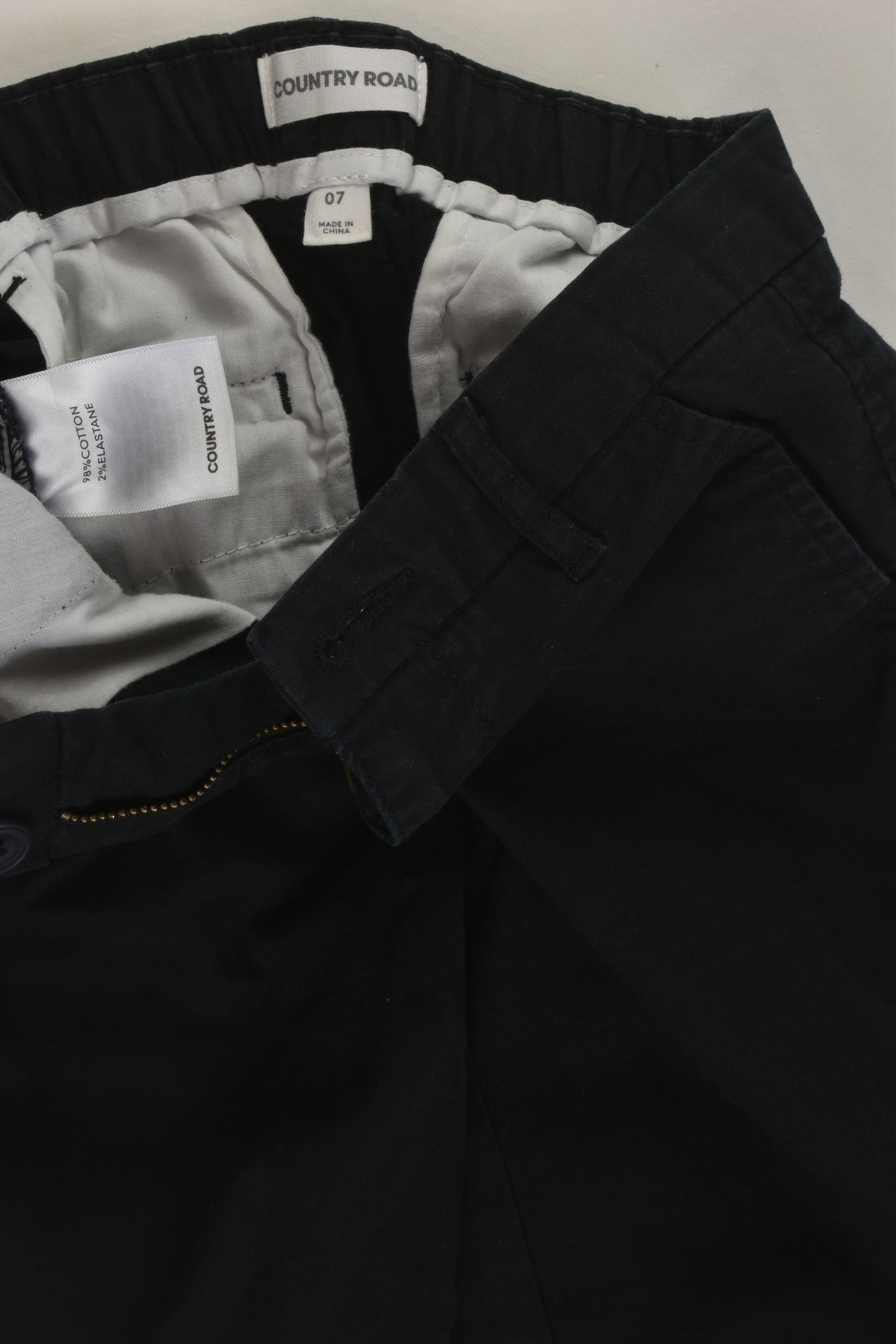 Country Road Size 7 Black Chino Pants
