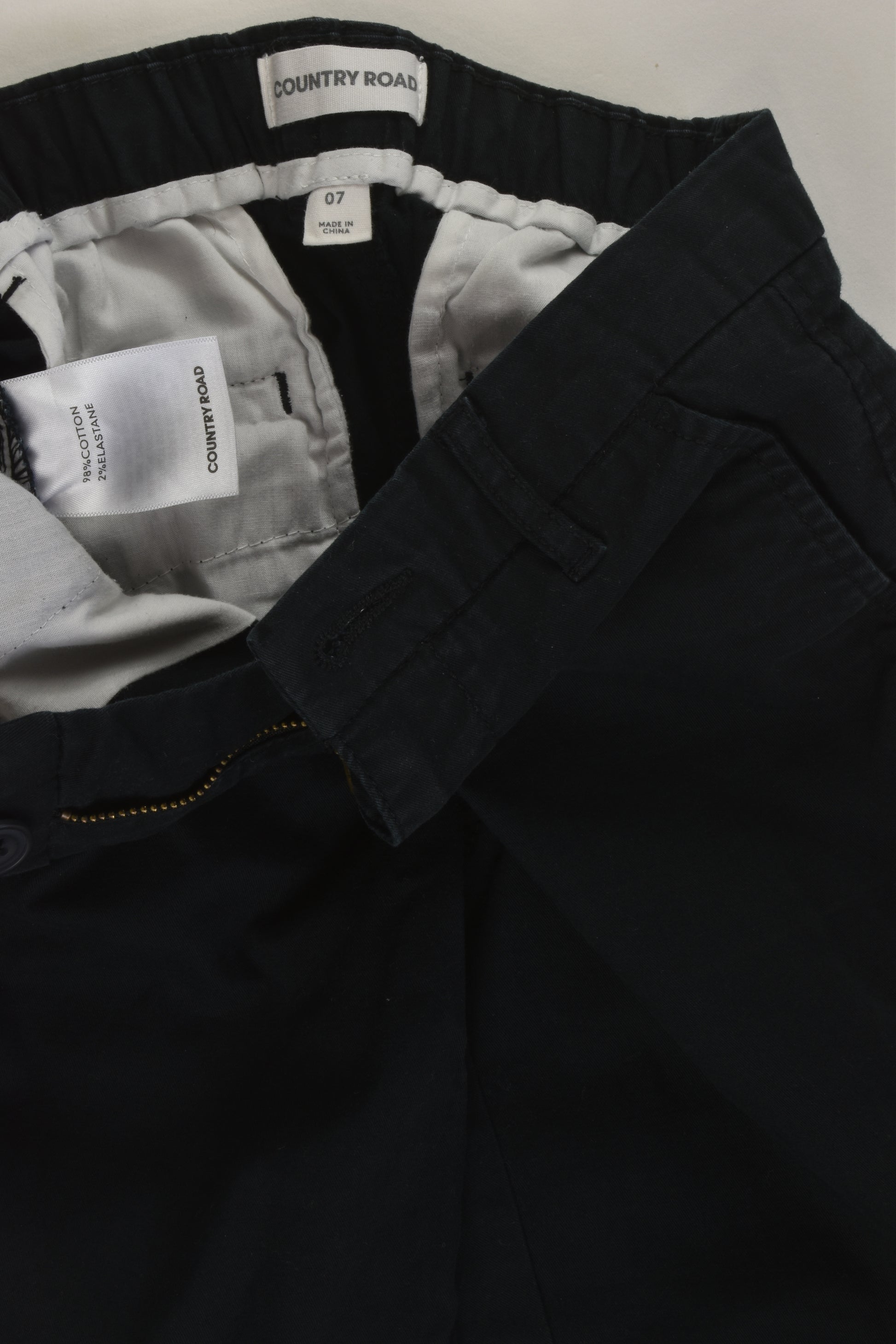 Country Road Size 7 Black Chino Pants