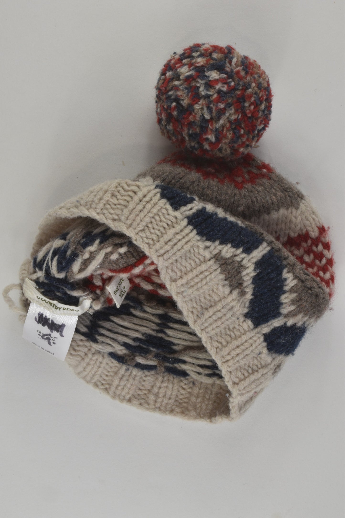 Country Road Size approx 2-6 Wool Beanie