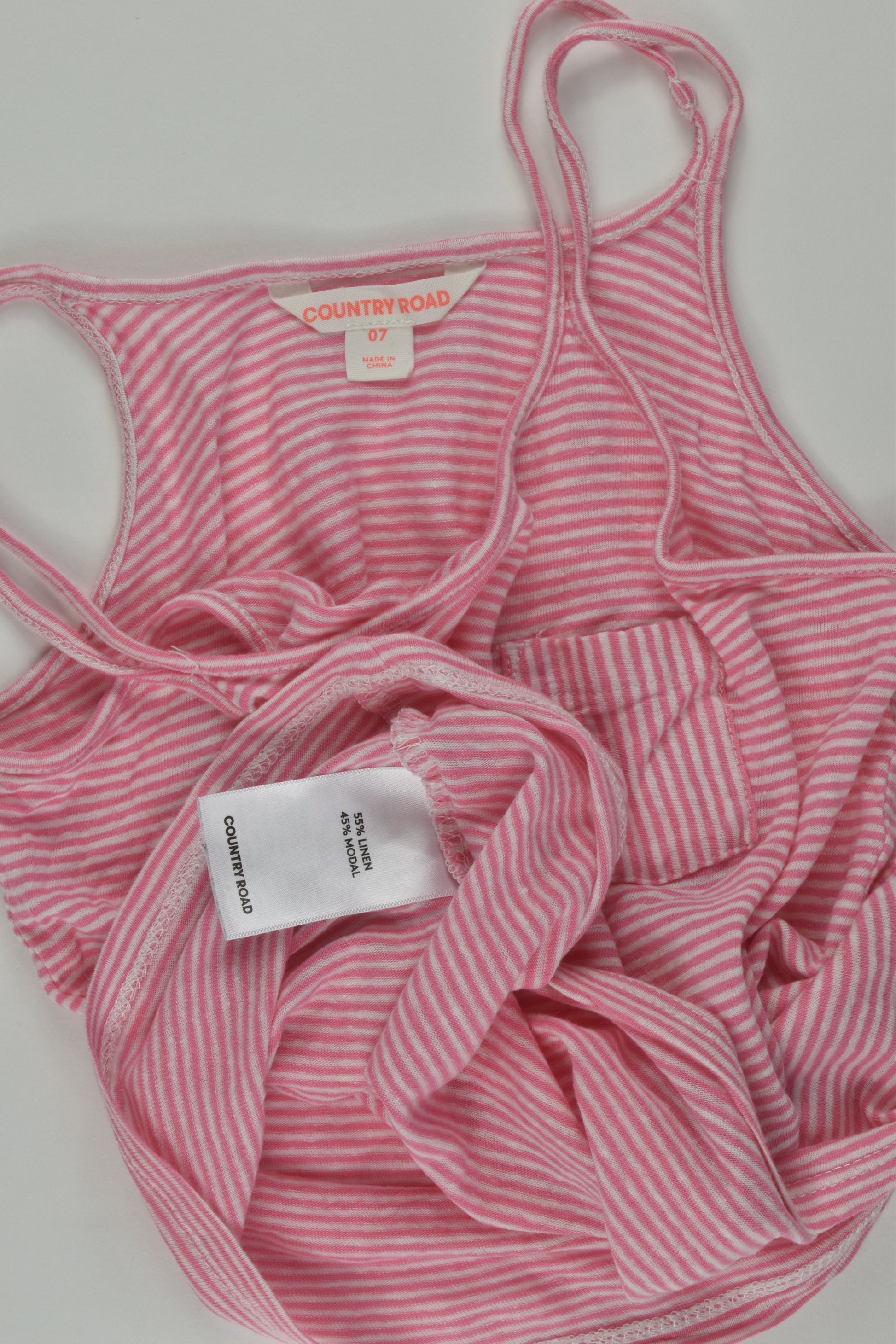 Couuntry Road Size 7 Linen Blend Sleeveless Top