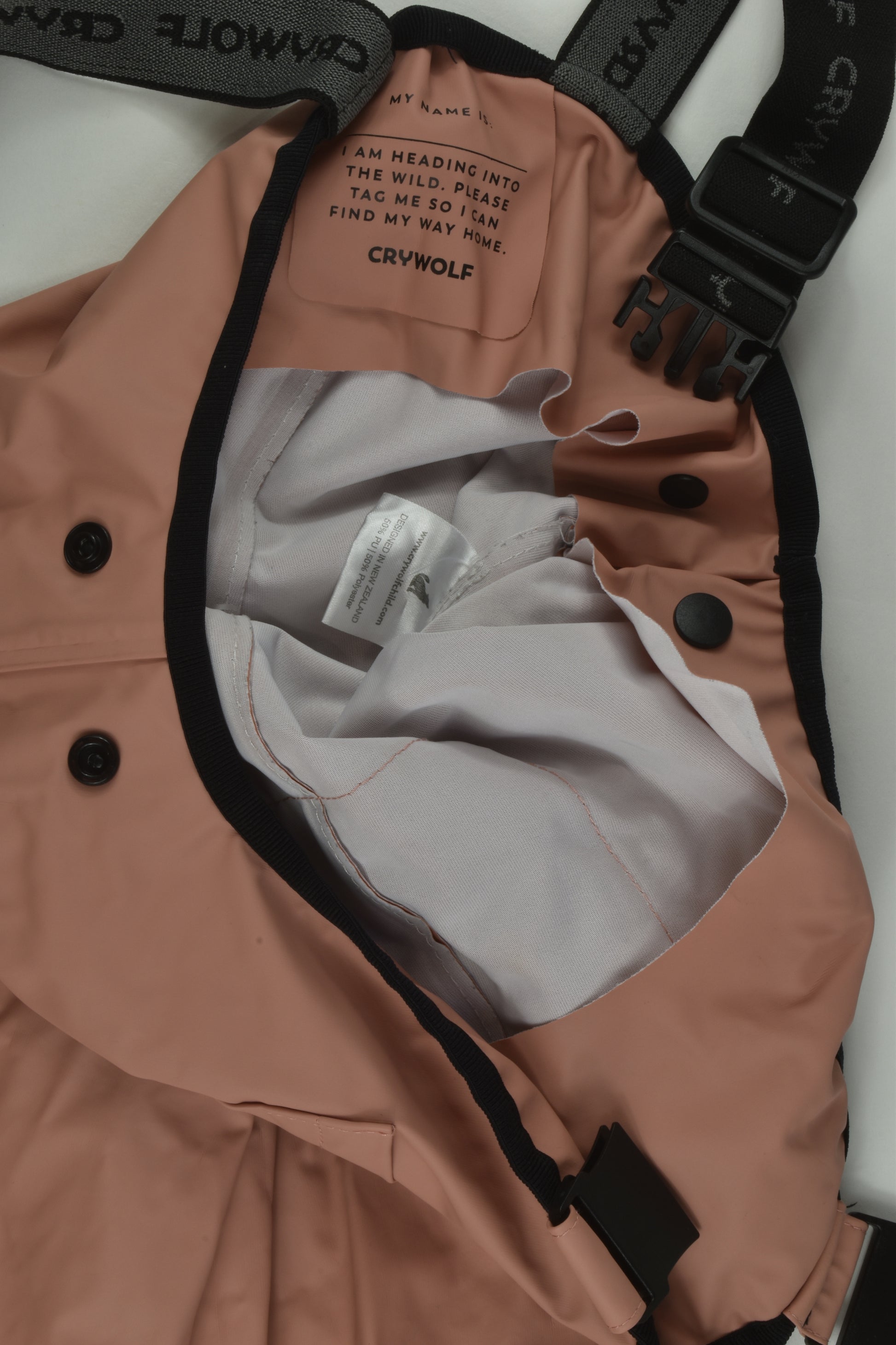 Crywolf Size 1 Rain Overalls
