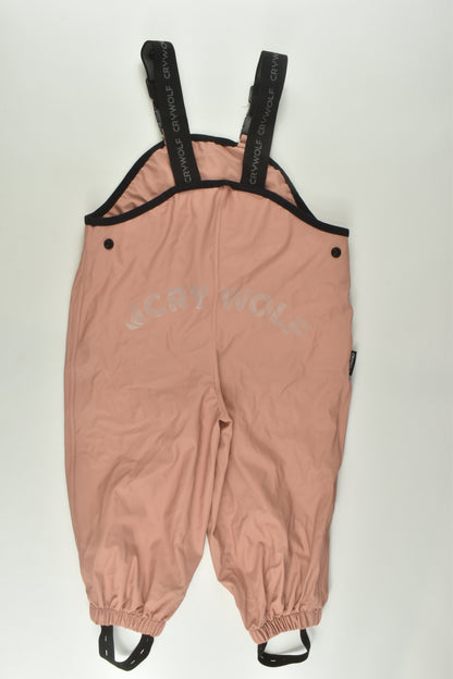 Crywolf Size 1 Rain Overalls