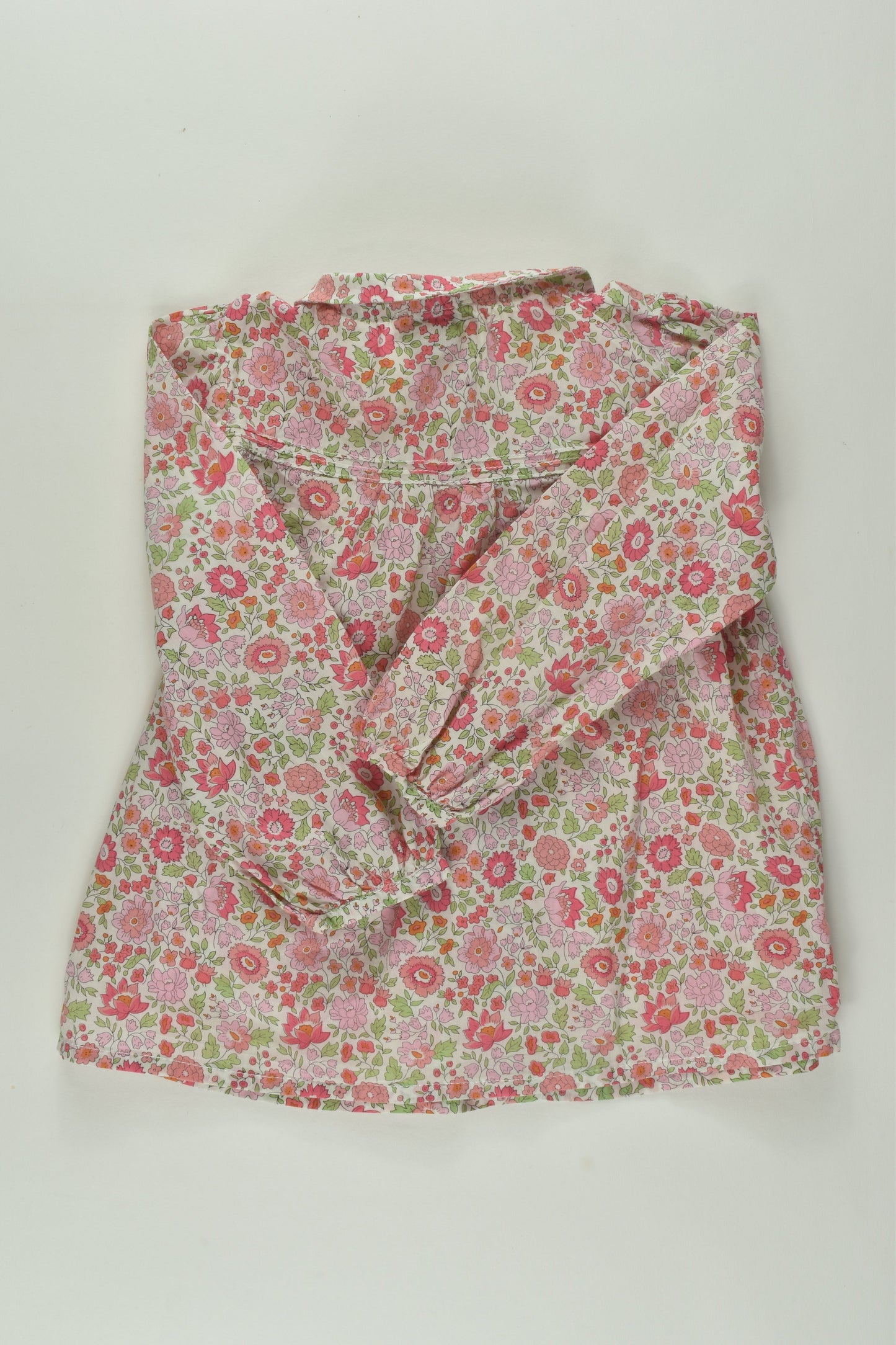 Cyrillus Paris Size 1 Liberty Print Blouse/Tunic