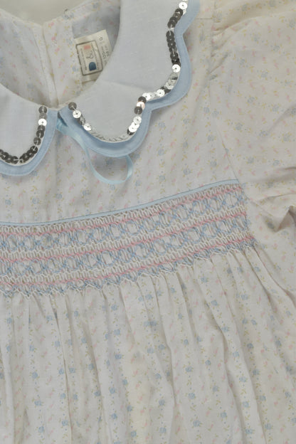 D&I Size 6 Vintage Smocked Dress