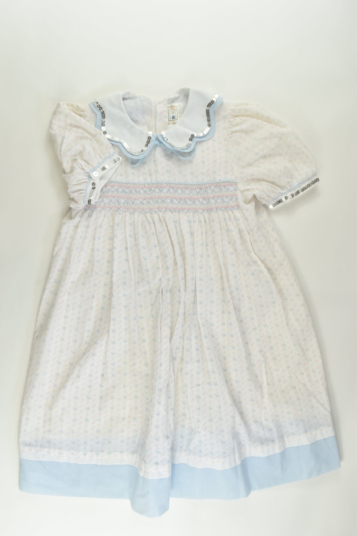 D&I Size 6 Vintage Smocked Dress