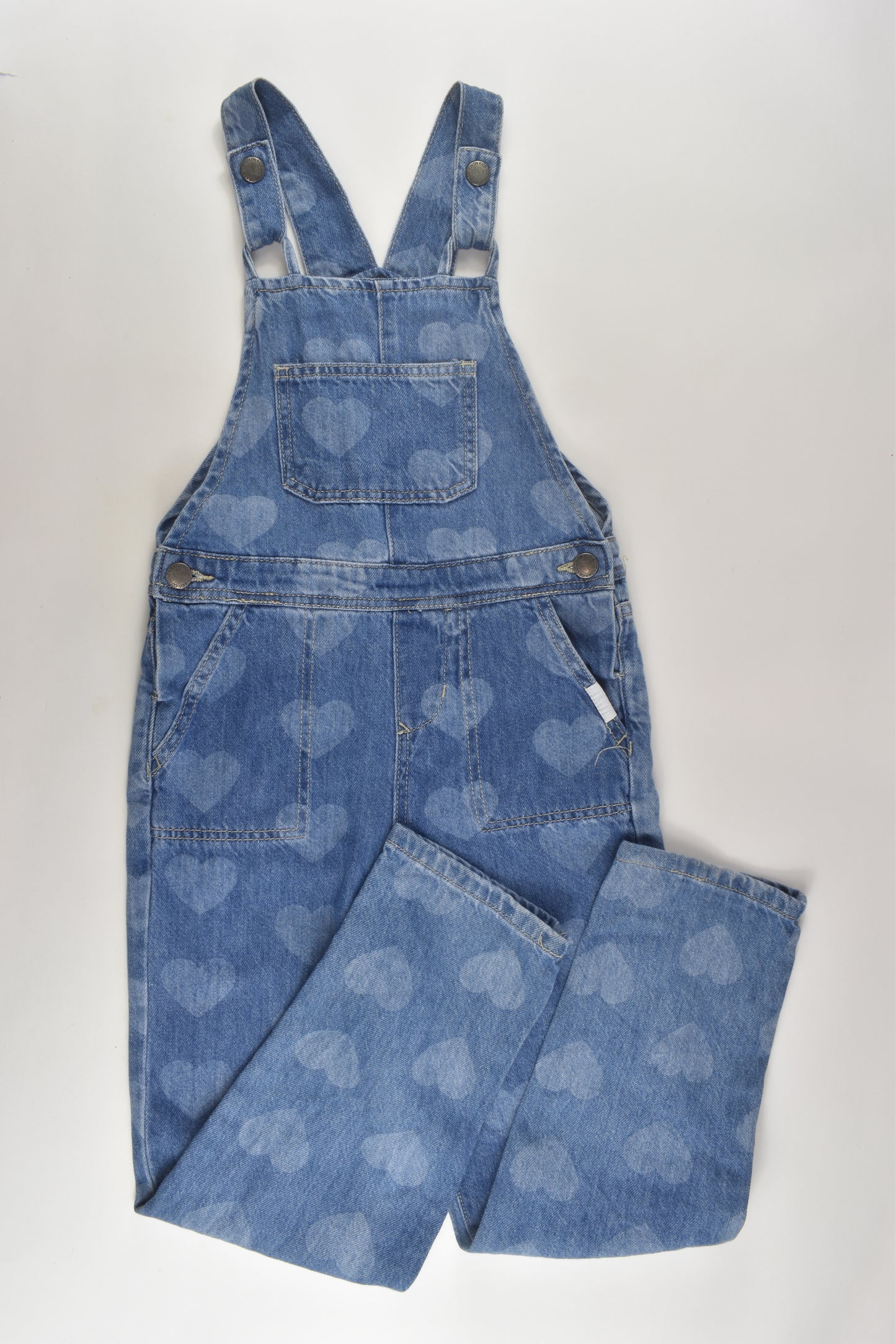 Cotton On Kids Size 8 Denim Overalls