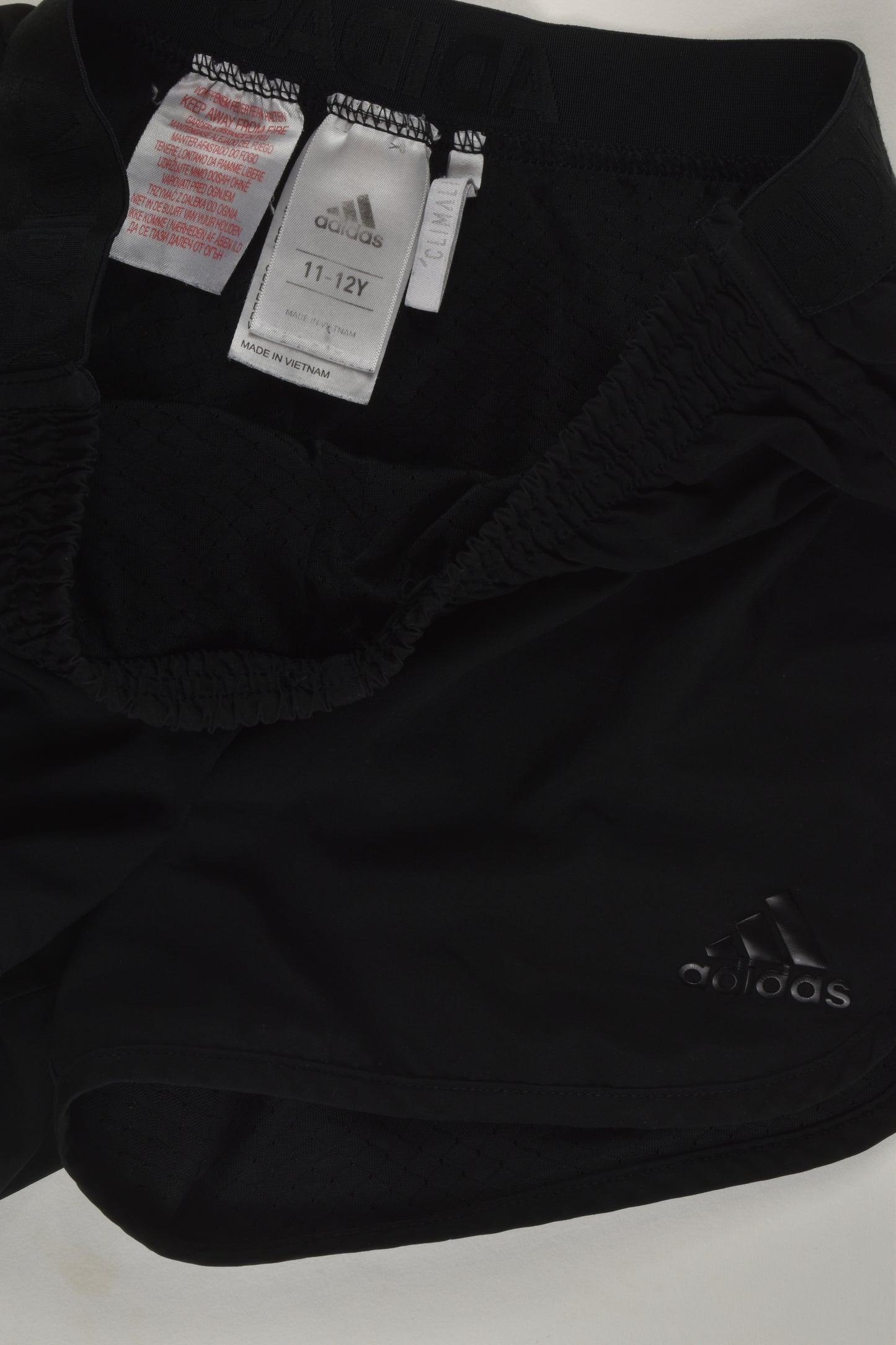 Adidas Size 11-12 Black Sport Shorts
