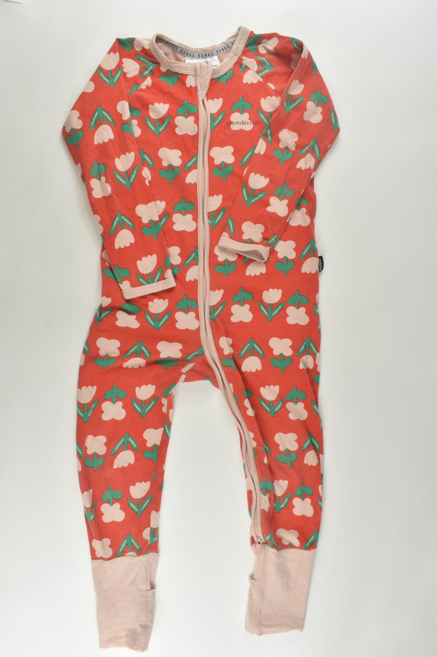 Bonds Size 3 Retro Flowers Wondersuit