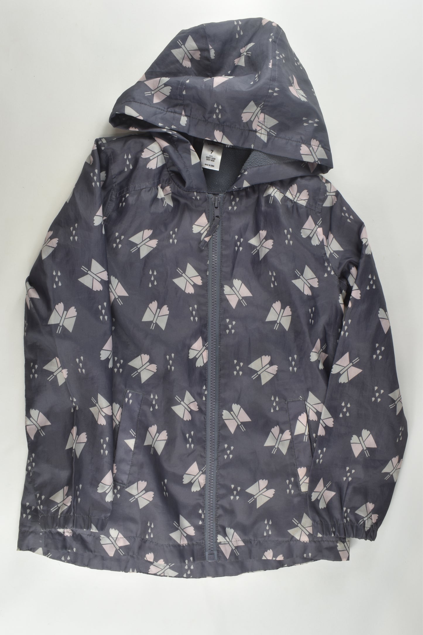 H&T Size 7 Fleece Lined Butterfly Jacket