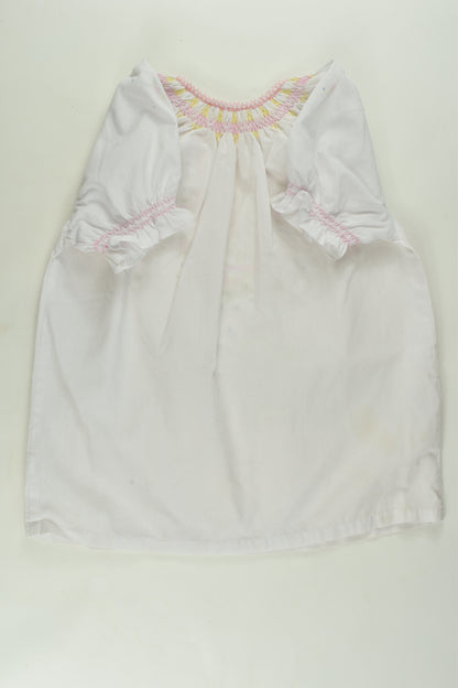 Daffodil Size 8 Hand Embroidered Blouse