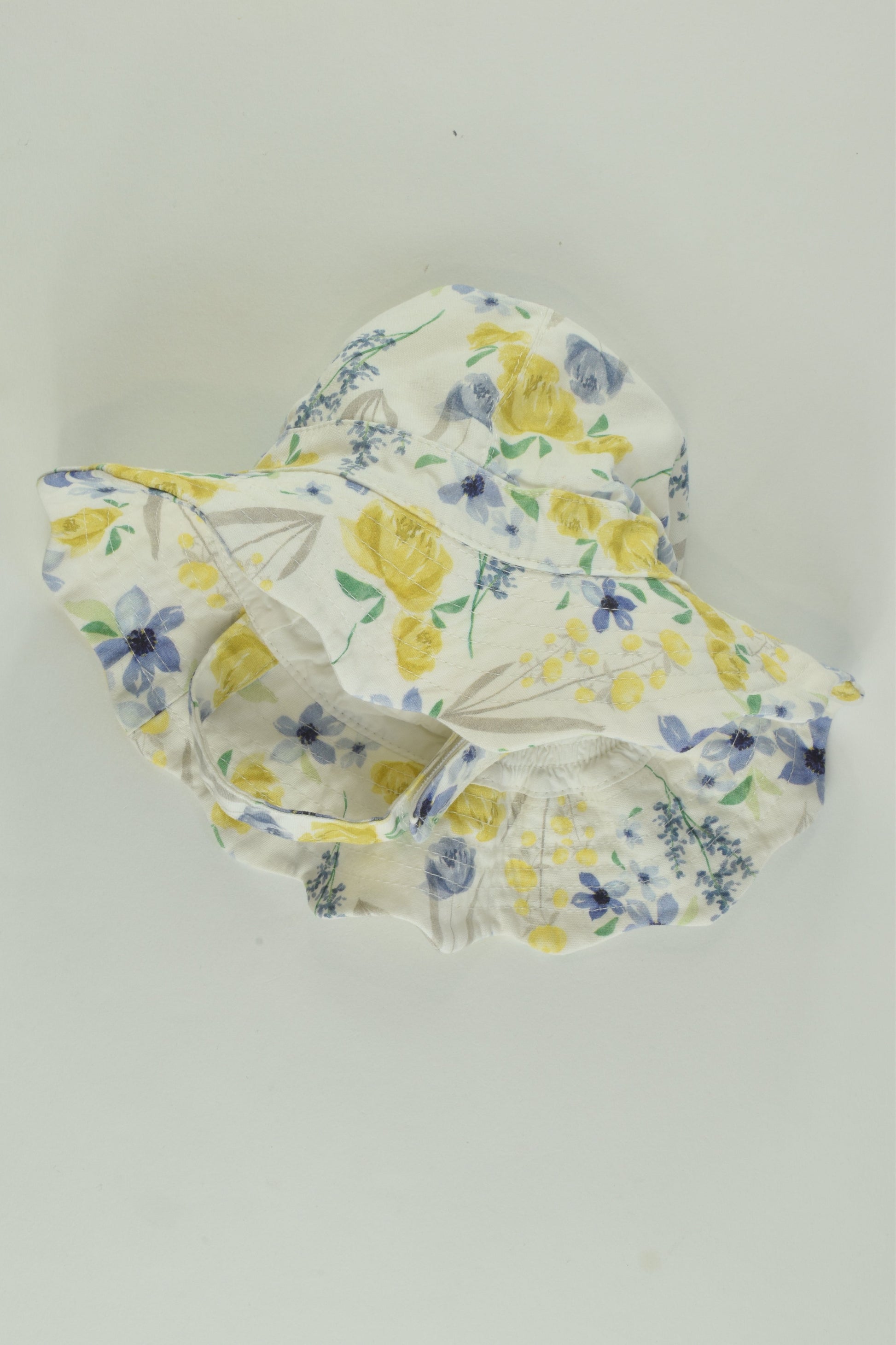 David Jones Size 0-3 months Floral Sun Hat