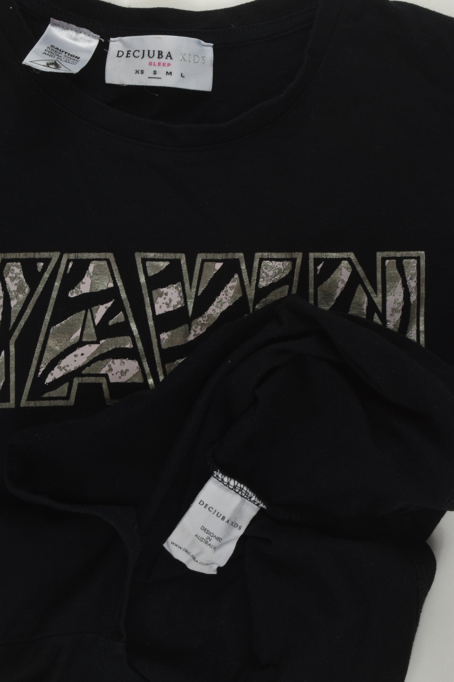 Decjuba Kids Size 10 'Yawn' T-shirt