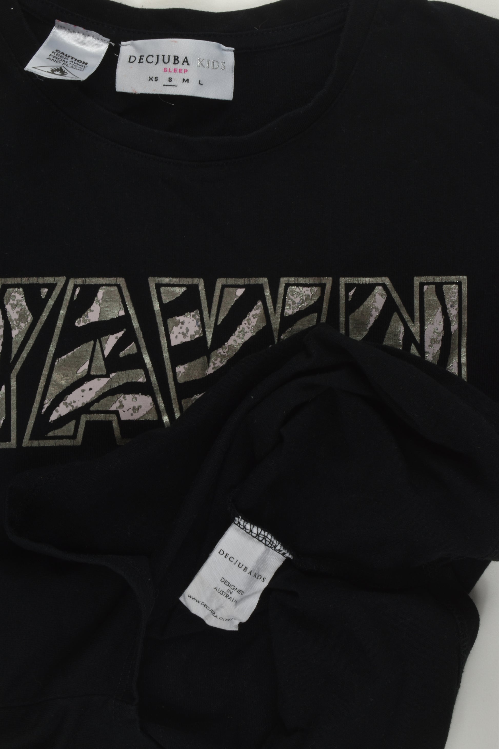 Decjuba Kids Size 10 'Yawn' T-shirt