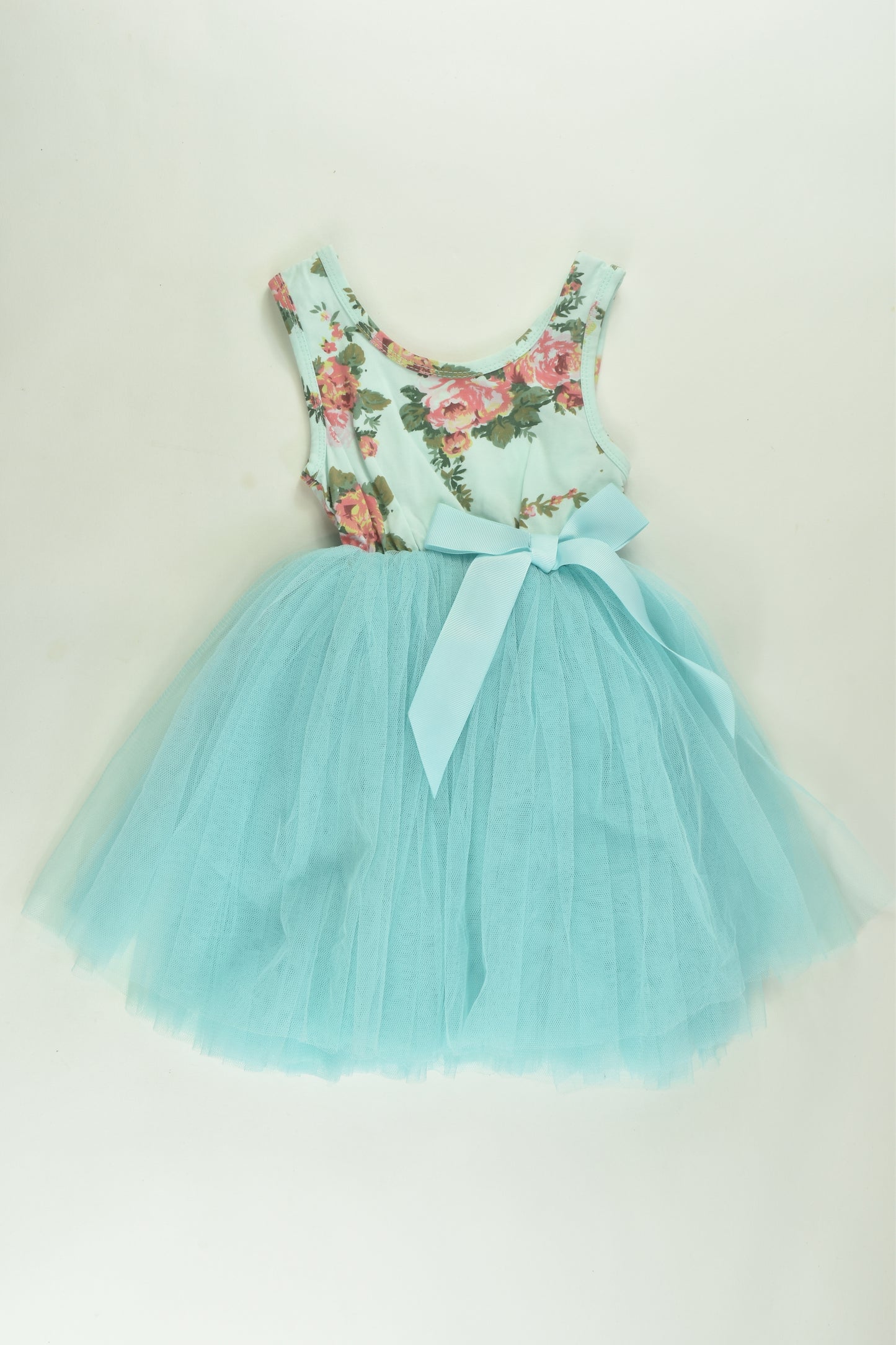 Designer Kidz Size 1 Floral Tulle Dress