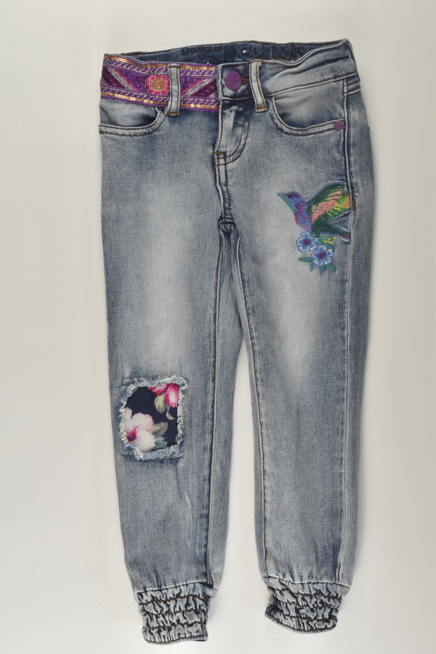 Desigual Size 3/4 Denim Pants