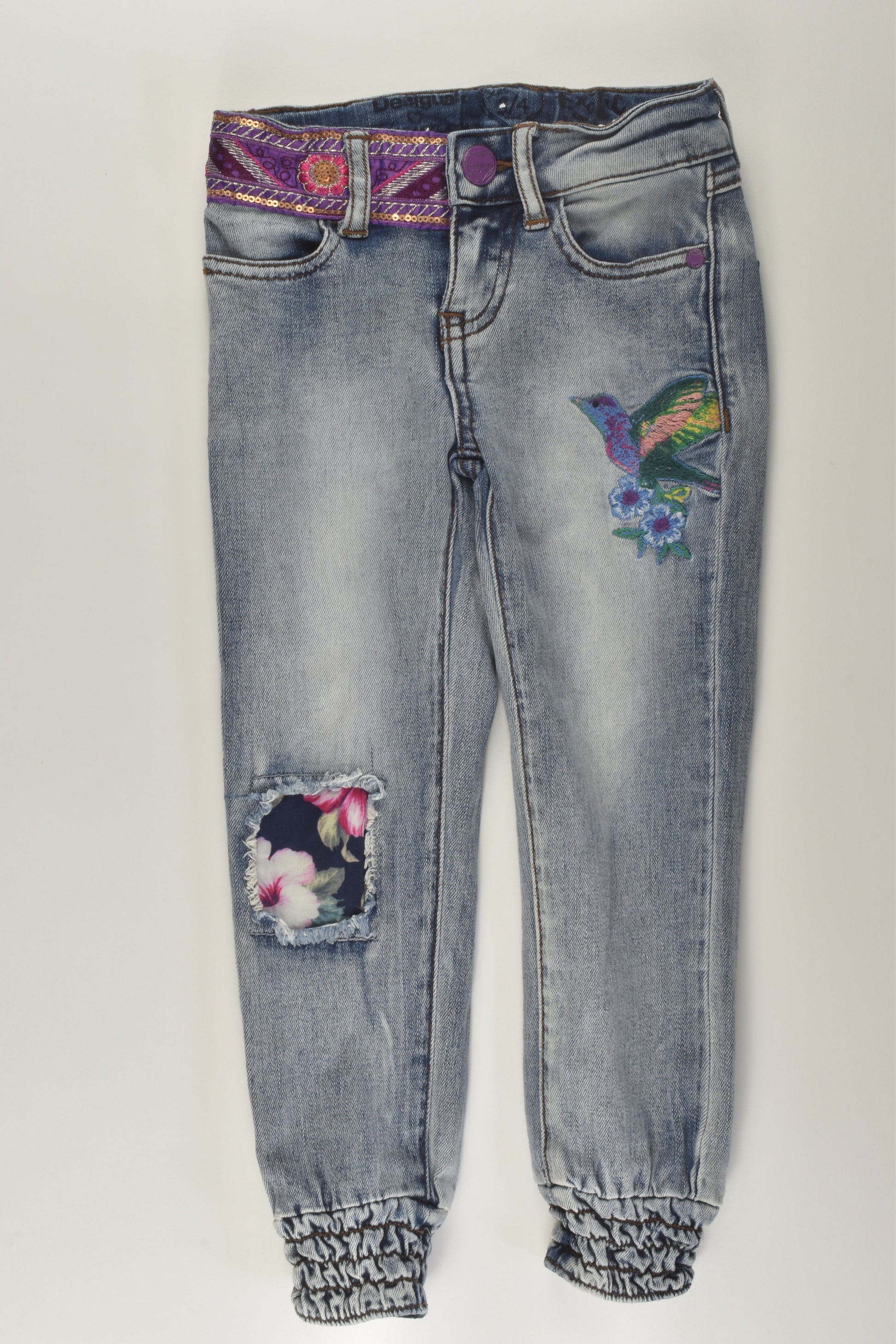 Desigual Size 3/4 Denim Pants