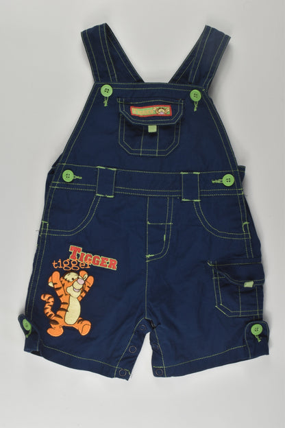 Disney Size 0 Tigger Short Overalls