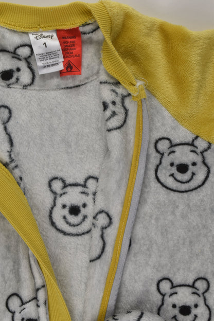 Disney Size 1 Winnie the Pooh Fleece Sleeping Bag