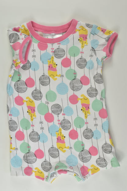 Disney Size 1 Winnie the Pooh Short Romper