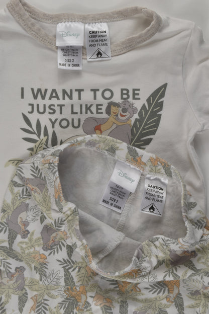 Disney Size 2 Jungle Book Pyjamas