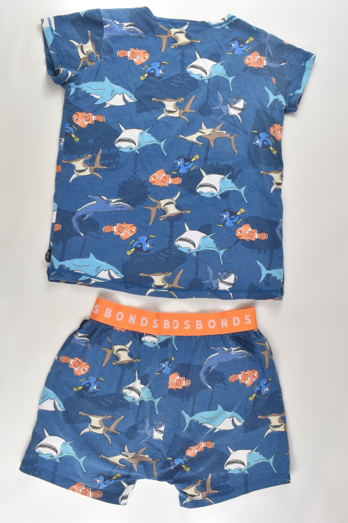 Disney X Bonds Size 7 'Finding Nemo' Short Pyjamas