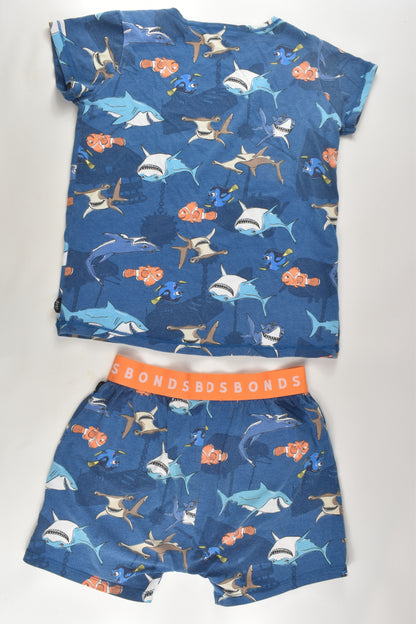 Disney X Bonds Size 7 'Finding Nemo' Short Pyjamas